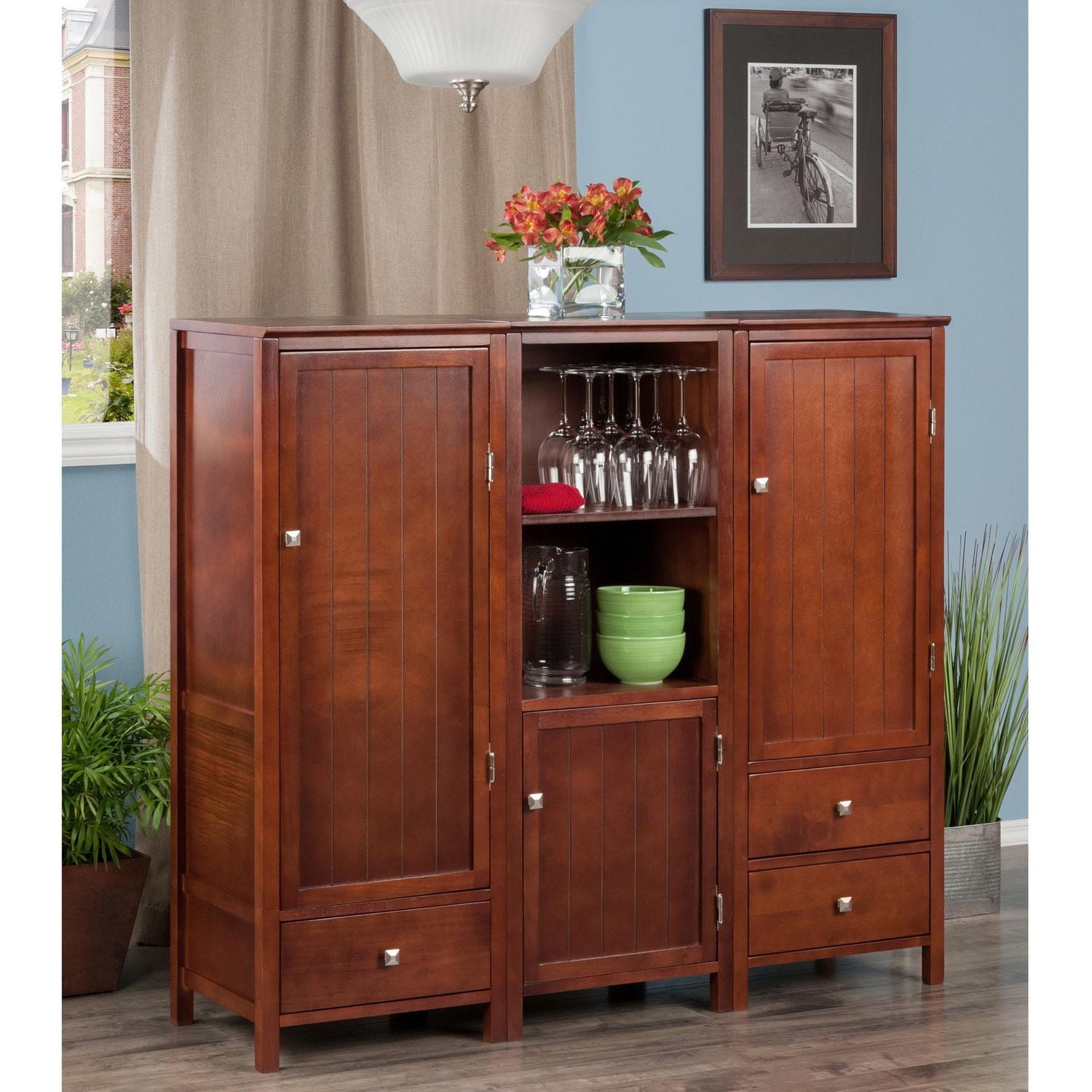 Winsome Brooke 3 Piece Cupboard Set