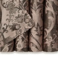thumbnail image 5 of Chanasya Damask Pattern Luxury Brown Curtains - 63 Inch Panels with Grommets - for Living Room Windows Bedroom Kitchen Dining - Elegant Jacquard Vintage Classy Design - Room Darkening 2 Panel Set, 5 of 6