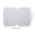 thumbnail image 2 of SHISUYAN 10Pcs Transparent Book Cover Textbook Cover Self-adhesive Book Cover for Student, 2 of 8