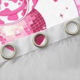 thumbnail image 4 of Homewish Western Cowgirl Hat Black Out Curtains,3D Disco Ball Curtains Pack of 2 (42x63 Each),Rustic Cow Pattern Bedroom Curtains For Girls Teens,Ultra Soft Home Decor, 4 of 6