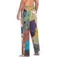 thumbnail image 6 of FREEAMG Men's Cotton Pajama Pants Lounge Sleep Pants Soft Sleepwear Pajama Bottoms with Pockets, 6 of 7