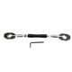 thumbnail image 2 of Barra transversal universal ajustable para manillar de motocicleta Honda Kawasaki BL Negro, 2 of 9