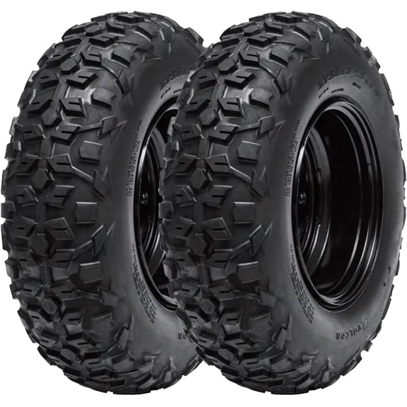 20x6-10 ATV Tires 6 Ply, 2 Pack Front 6PR All Terrain 25x8x12 Trail Sand ATV UTV Off-Road Tires, Reinforced Sidewall Tread Armor, Tubeless