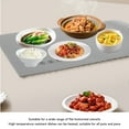 thumbnail image 4 of Food Warming Mat Silicone Electric Warming Tray, Roll Up Food Warmer, Heater Pad with 5 Temp Levels and Timer, 4 of 7
