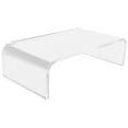 thumbnail image 5 of DEEPCRAFF 1Pack Transparent Acrylic Monitor Stand with Height Adjustment and Ergonomic Support 11.8x7.5x3.9in, 5 of 8