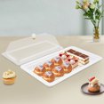 thumbnail image 3 of Acrylic Cake Stand Serving Tray with Lid Wedding Cake Stand Display Tray Plate Storage, 3 of 12