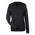 thumbnail image 4 of Harriton M420W Womens Pilbloc V-Neck Sweater-Black-S, 4 of 4