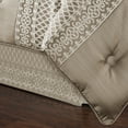 thumbnail image 2 of Five Queens Court  Beaumont Champagne 4-piece Comforter Set King, 2 of 3