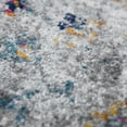 thumbnail image 4 of Luxee Designs Montana 2x3 Area Rug, Durable Low - Pile Medallion Pattern Indoor Rugs for Living Room, Bedroom, Kitchen, Office, High Traffic Area - Gray/Blue, 4 of 10