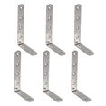thumbnail image 1 of 6 Piezas Estante de Acero Inoxidable de 125X75 mm en Forma de L Soporte Angular Soporte Angular, 1 of 1
