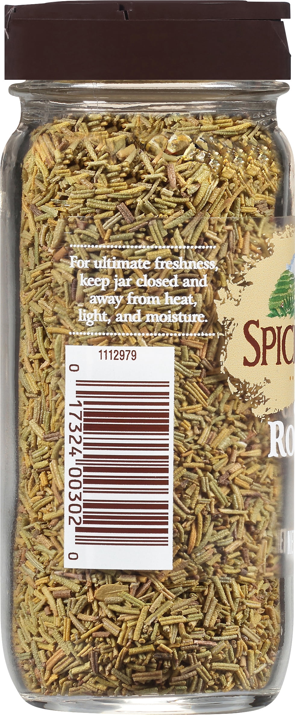 (3 pack) Spice Islands Crushed Rosemary, Kosher, 1.25 oz