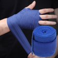 thumbnail image 3 of Sangle de Sport Bandage de Boxe Muay MMA Taekwondo Gant de Main Enveloppe (Noir), 3 of 6
