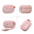 thumbnail image 6 of URSOFINE Small Nylon Wristlet Wallet for Women – Zip-Around Mini Coin Purse with Clear ID Window & Detachable Strap, Lightweight Card Holder for Travel, Gym & Everyday Use （Pink）, 6 of 6
