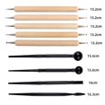 thumbnail image 5 of 43pcs/set Racleur en Plastique Argile Manucure Silicone Point Perceuse Indentation Stylo, 5 of 5