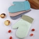 thumbnail image 3 of Manoplas impermeables de silicona Toystoory guantes antideslizantes para horno Gris, 3 of 6