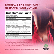 Natures Craft G-Curve Horny Goat Weed with Maca Root for Women, Energy Support Supplement, 90 Count
