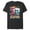 Dark Heather, variant on Junior SuperKitties Ginny and Bitsy Boots Blast Off! - Short Sleeve Blended T-Shirt for Adults - Customized-Navy Heather
