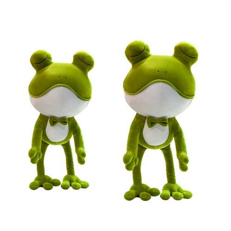 Zhaomeidaxi Soft Frog Stuffed Animal, Cute Frog Plush Toy, Long-leg Plush Frog Doll, Adorable Stuffed Frog Plushies Gift for Kids Children Baby Girls