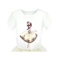 thumbnail image 4 of Girls Dress Dancing Girl Print Tutu Short Sleeve Sundress 5 Years, 4 of 7