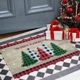 thumbnail image 4 of Christmas Doormat Outdoor Entrance Non-Slip Christmas Front Door Mat Xmas Decorative Washable Winter Holiday Welcome Doormat 17"x30" Merry Christmas Decor for Indoor Outdoor, 4 of 6