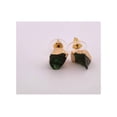 thumbnail image 7 of Green Quartz Gold Stud Earrings GQGSE3, 7 of 7