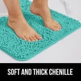 thumbnail image 3 of Alfombra de baño Gorilla Grip, gruesa, suave y absorbente, de chenilla, 3 of 9