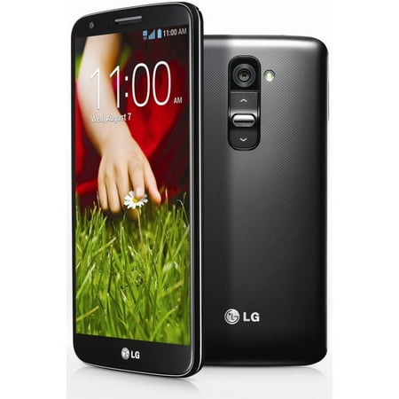 LG G2 D800 32 GB Smartphone, 5.2"LCD Full HD 1920 x 1080, Quad-core (4 Core) 2.26 GHz, 2 GB RAM, Android 4.4.2 KitKat, 4G, Black, Refurbished