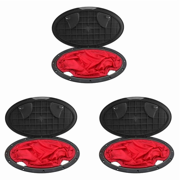 3 x Kayak hatch 3 x Storage bag-Black