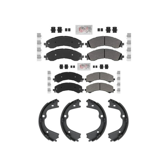 ASD Improved Disc Brake Pads Parking Shoes for Chevrolet Express Van 4500 21-24