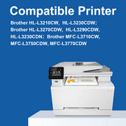 TN227 Toner Cartridge Replacement for Brother TN 227 TN223 TN227 Black TN-227BK Toner (5-Pack)