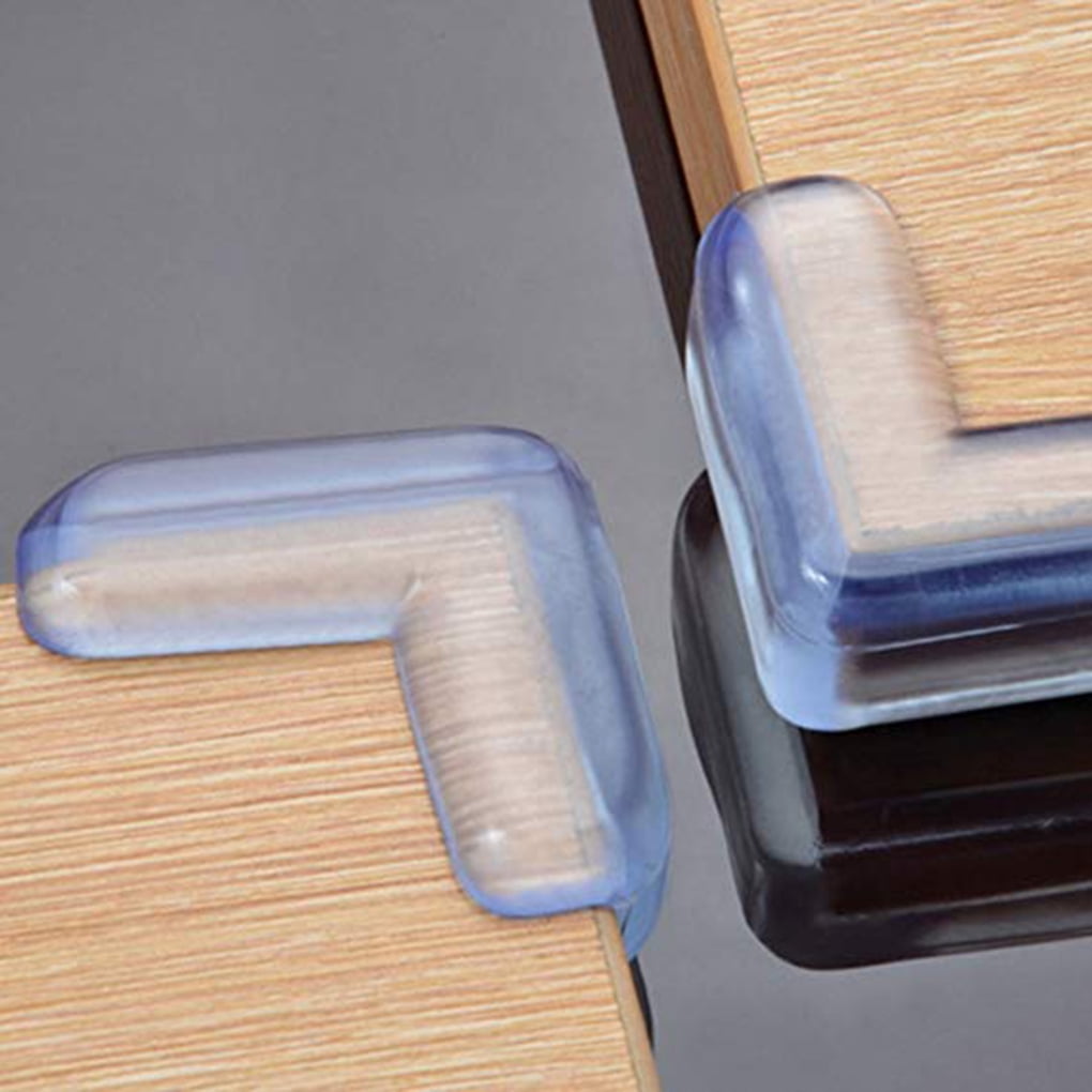 200PCS Transparent Anti-collision Angle PVC Pad Child Safety Corner Guard Baby Collision Proof Protector