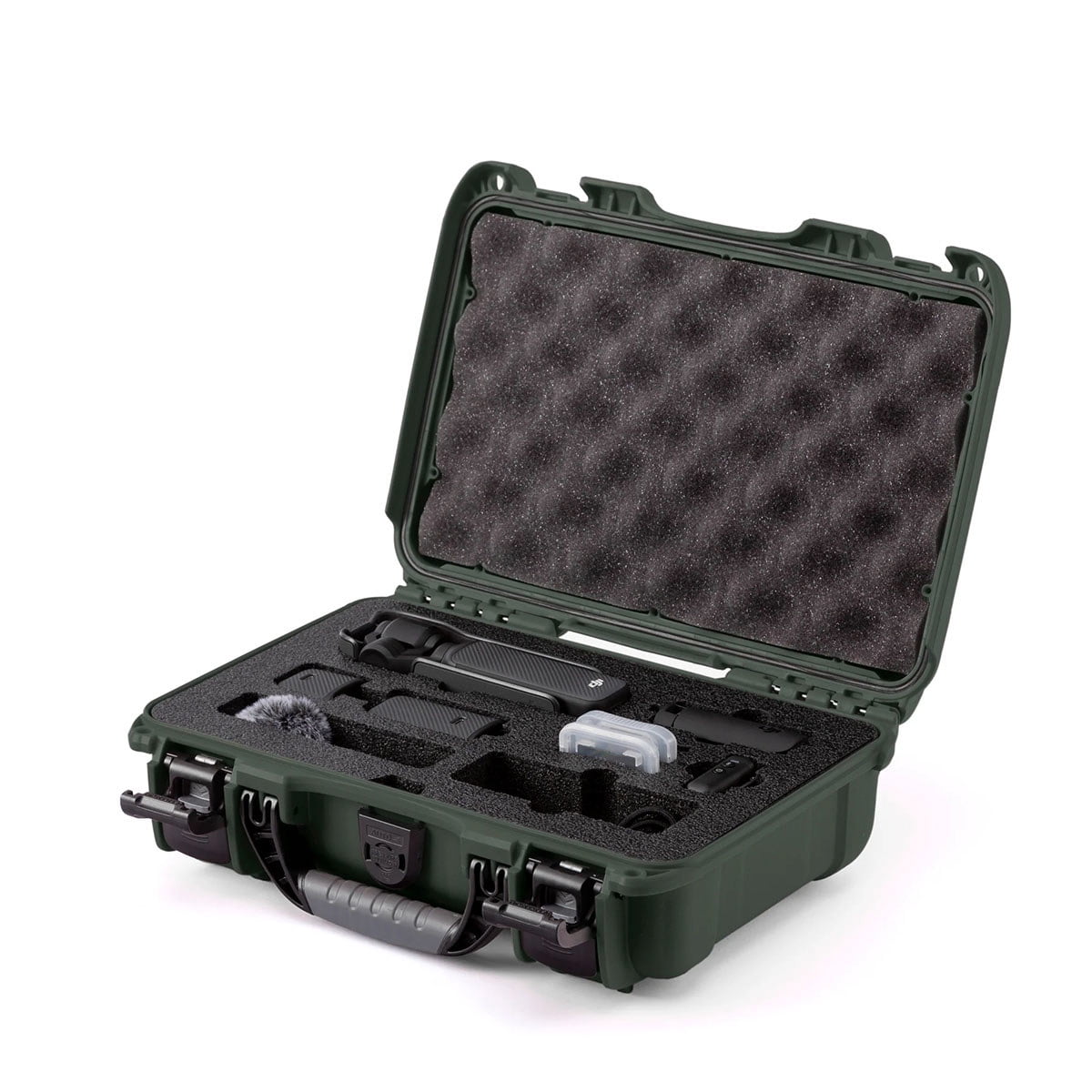 Nanuk 909 Waterproof Hard Case with Custom Foam for DJI Osmo Pocket 3 Olive