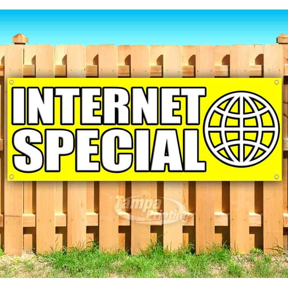 Internet Special 13 oz Vinyl Banner With Metal Grommets