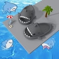 thumbnail image 3 of Pantuflas Rosyclo Shark Cloud para Mujer/Hombre Gris Claro 36/37, 3 of 5