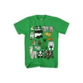 thumbnail image 2 of Minecraft Boys Attack Overworld Graphic T-Shirts, 2-Pack, Sizes 4-18, 2 of 5