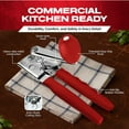 thumbnail image 3 of Commercial Can Opener Heavy Duty - Manual Hand Crank for Large Cans with Anti-Slip Grip Stainless Steel Restaurant Seniors, Kitchen, Bars & Food Trucks 90056, 3 of 4