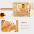 thumbnail image 6 of JAMPOOCA 5 in 1 Toddler Bus Swing Set, Indoor/Outdoor, Beige, 6 of 9