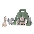 thumbnail image 2 of Lujosa tienda de campaña para safari/selva verde con corderos e hiedra con animales de peluche, 2 of 4