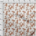 thumbnail image 3 of oneOone Cotton Poplin Brown Fabric Moire Fabric For Sewing Printed Craft Fabric By The Yard 42 Inch Wide, 3 of 4