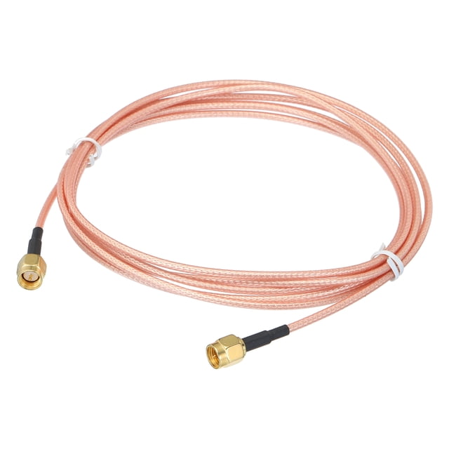 Cables coaxiales RG316 SMA macho a SMA macho de baja pérdida 6.5FT Naranja 1Pcs