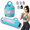 Light Blue-2lbs Pair (1lb each weight), variant on Black 2lbs Pair (1lb each weight) Wrist Weights with Thumb Loops for Working Out