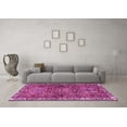 thumbnail image 3 of Ahgly Company Indoor Square Persian Pink Traditional Area Rugs, 8' Square, 3 of 4