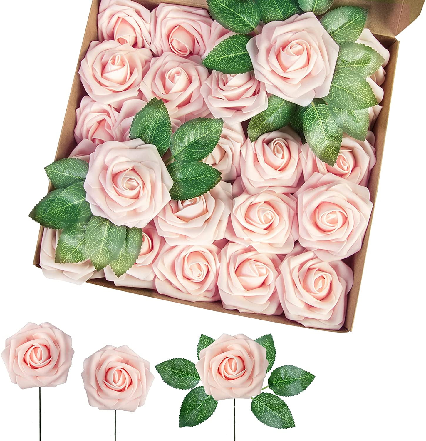 Artificial Flower Bouquet Rose Real Touch Bridal Wedding Supply Home Decor Gift