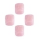 thumbnail image 3 of 4 piezas de piedras de whisky reutilizables cubos de enfriamiento de bebidas de piedra de vino de hielo natural para barra de hogar (cristal rosa), 3 of 8
