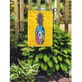 thumbnail image 2 of LADDKE Colorful Aloha Hand Lettering in Pineapple Silhouette Fun Summer Yellow Garden Flag Decorative Flag House Banner 28x40 inch, 2 of 2