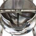 thumbnail image 6 of 13.2Gal Commercial Cooking Pot Machine Jacketed Manual Tilt Heating Kettel 220V with Stirrer Stainless Steel for Porridge Soup Candy Cakes Beveerage Jams, 6 of 10
