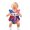 Red, variant on Toddler Kids Girls T Shirts Short Sleeve Denim Shorts Bottoms Casual Casual Summer Tees 18-24 Months