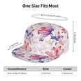 thumbnail image 4 of Kdxio Lilies Flowers Print Snapback Hat for Men Women,Adjustable Baseball Cap, 4 of 7