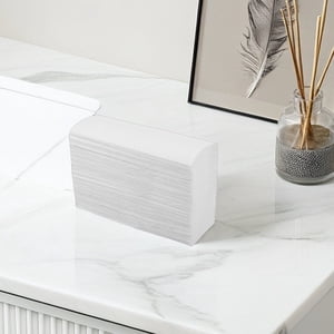 LEEYNEER 2 Pack Hotel Bathroom Paper Towels Thickened Hand Paper For Restrooms Kitchen Napkins Convenient And Practical