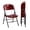 Red, variant on VTOY Plastic Folding Chairs Foldable Chairs 1-Pack for Home and Office, for Indoor and Outdoor Events-White